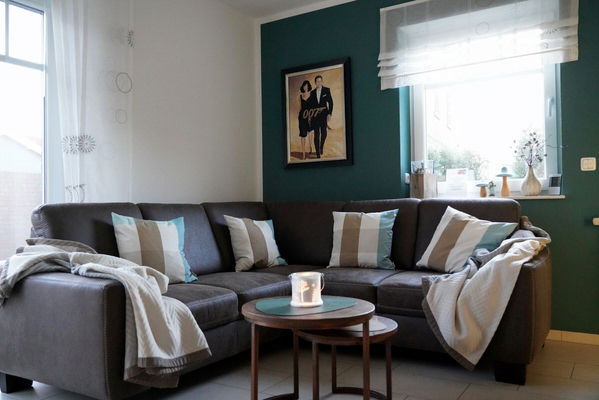 Couch im Ferienhaus Nordsee Huus zum entspannen und relaxen